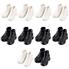 Olycraft 20Pcs 2 Colors PVC Plastic Doll Sneakers Shoes DIY-OC0010-84-1