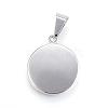 Feng Shui 304 Stainless Steel Enamel Pendants STAS-G126-14P-2