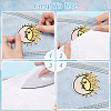 AHADERMAKER 36Pcs 6 Styles Star/Moon/Cross Computerized Embroidery Cloth Iron on/Sew on Patches DIY-GA0005-84-2