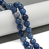 Dyed & Heated Natural Blue Aventurine Beads Strands G-E571-A10-03-2