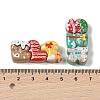 Christmas Opaque Resin Decoden Cabochons RESI-S391-02-3