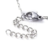 Non-Tarnish 304 Stainless Steel Pendant Necklaces NJEW-JN02848-01-3