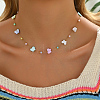 Summer Shell Candy Color Butterfly Necklace for Women Beach Vacation MM5873-1