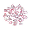 Pearlized Opaque Acrylic Beads OACR-T029-04C-1