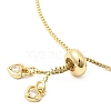 1MM Brass Box Chain Slider Bracelet Making MAK-K024-07G-2