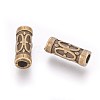 Tibetan Style Alloy Tube Beads LS-MLF0843Y-2