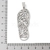 201 Stainless Steel Big Pendants STAS-S157-30P-3