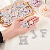 Alphabet Resin Rhinestone Patches DIY-TAC0005-45A-6