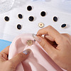 10Pcs Alloy Resin Shank Buttons BUTT-TA0001-36B-7