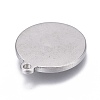 Non-Tarnish 304 Stainless Steel Pendants STAS-F249-35P-2