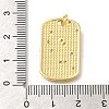 Rack Plating Brass with Cubic Zirconia Pendants KK-Z086-38G-3