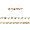 Brass Enamel Curb Chains CHC-C003-13G-02-2