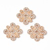 Alloy Rhinestone Cabochons DIY-B063-05LG-2