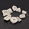 Nuggets Natural Druzy Geode Quartz Crystal Beads Strands G-A142-09-1