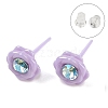 Hypoallergenic Bioceramics Zirconia Ceramic Stud Earrings EJEW-C111-10A-2