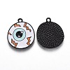 Halloween Theme Alloy Enamel Pendants ENAM-J649-13B-2