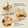 22Pcs 22 Styles Halloween Theme Alloy Enamel European Dangle Charms PALLOY-PH01604-3