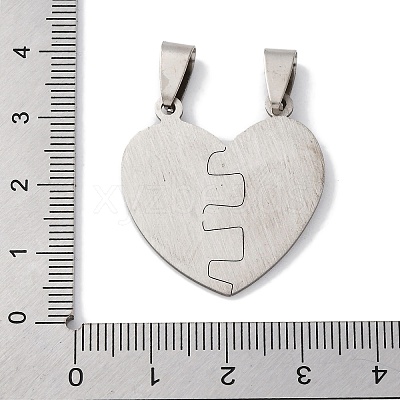 201 Stainless Steel Pendants STAS-Q342-42P-1