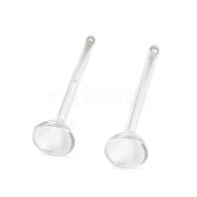 Resin Stud Earring Findings X1-FIND-H046-06-1