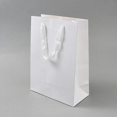 Rectangle Paper Gift Storage Tote Bags with Handle X1-ABAG-TAC0005-04B-01-1