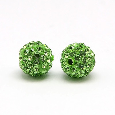 Polymer Clay Rhinestone Beads RB-A053-4mm-07-1