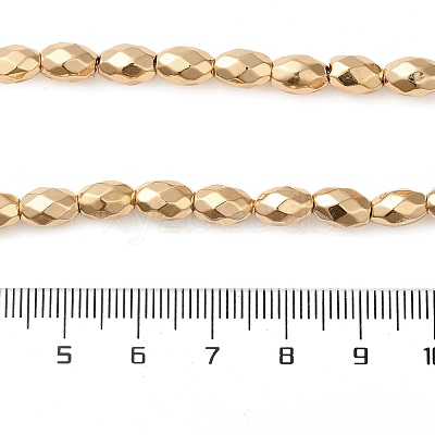 Electroplated Strong Magnetic Synthetic Hematite Beads Strands G-P518-03A-1