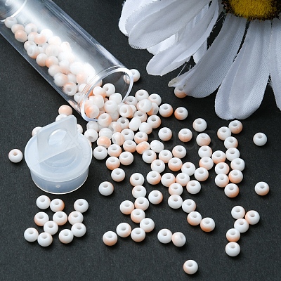 6/0 Opaque Glass Seed Beads SEED-YW0002-13G-1