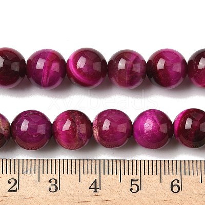 Natural Rose Tiger Eye Beads Strands X-G-G099-10mm-3-1