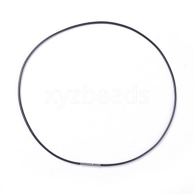 Waxed Polyester Cord Necklace Making MAK-I011-05-A-1