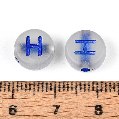 Luminous Frosted Acrylic Beads FACR-T008-02H-1
