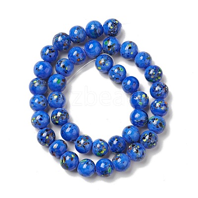 Handmade Lampwork Beads Strand LAMP-C008-02J-1
