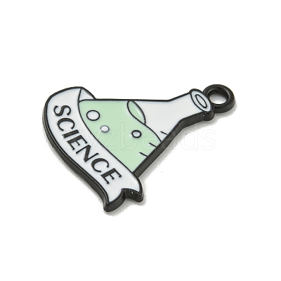 Chemistry Science Theme Alloy Enamel Pendants ENAM-I060-14B-1