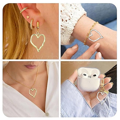 5Pcs Zinc Alloy Pendants FIND-YW0010-03G-1