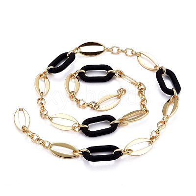 Handmade Brass Oval Link Chains CHC-H102-16G-F-1