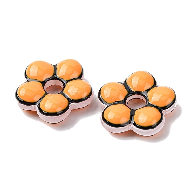 Handmade Glass Enamel Beads GLAA-K070-06F-1
