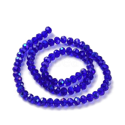 Electroplate Glass Beads Strands EGLA-A034-T1mm-L16-1