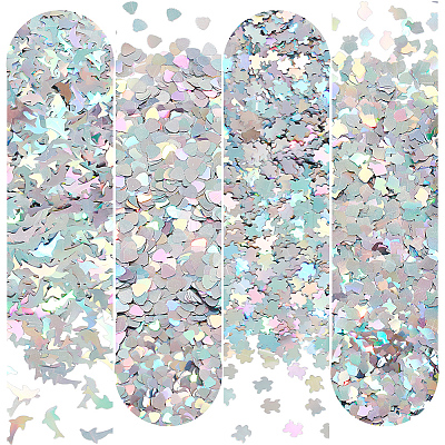 48G 4 Style PVC Nail Art Glitter Sequins MRMJ-OC0003-49-1
