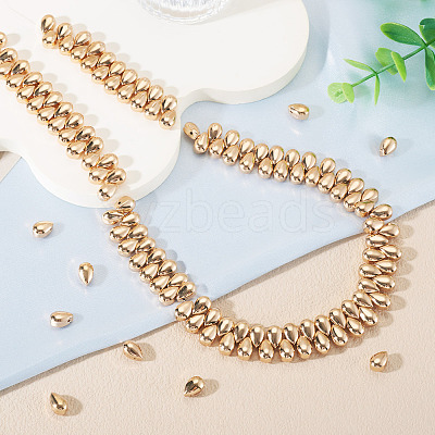 1 Strand Electroplate Glass Beads Strands EGLA-TA0013-31C-1