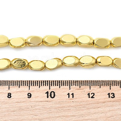 Electroplate Glass Beads Strands EGLA-F166-02A-G-1