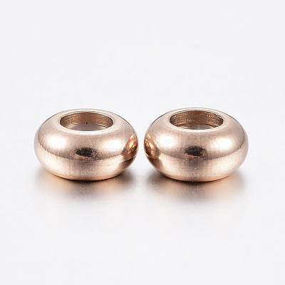 Ion Plating(IP) 202 Stainless Steel Beads X-STAS-F148-9mm-07RG-1