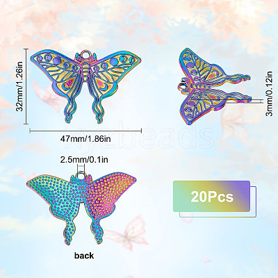 20Pcs Alloy Pendants FIND-SC0004-20-1