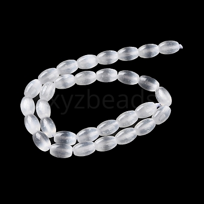 Macaron Color Natural Selenite Beads Strands X1-G-B102-A01-09-1