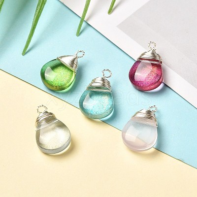 Glass Pendants X-PALLOY-JF00856-1