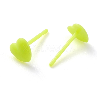 Eco-Friendly Plastic Stud Earrings EJEW-H120-03D-02-1