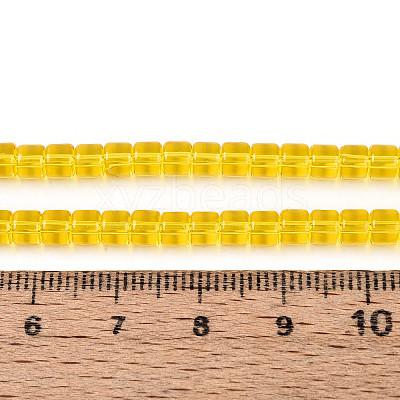 Transparent Glass Beads Strands GLAA-N065-4x4mm-A02-1
