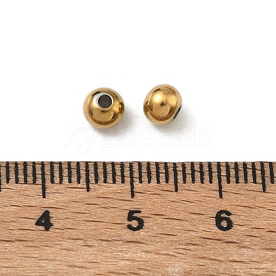304 Stainless Steel Beads STAS-P448-06J-G-1