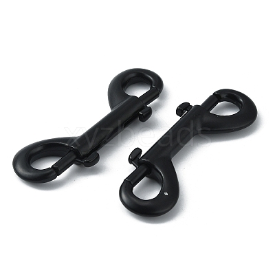 Zinc Alloy Double Lobster Claw Clasps FIND-WH0155-009EB-1