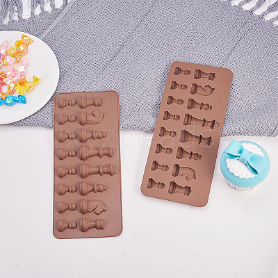 Silicone Chess Shaped Mold PH-DIY-WH0072-21-1