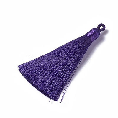 Polyester Tassel Pendants FIND-I009-B01-1
