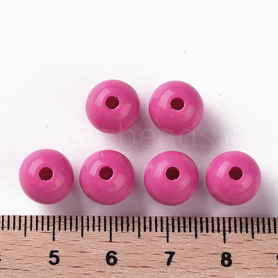 Opaque Acrylic Beads MACR-S370-C10mm-A13-1